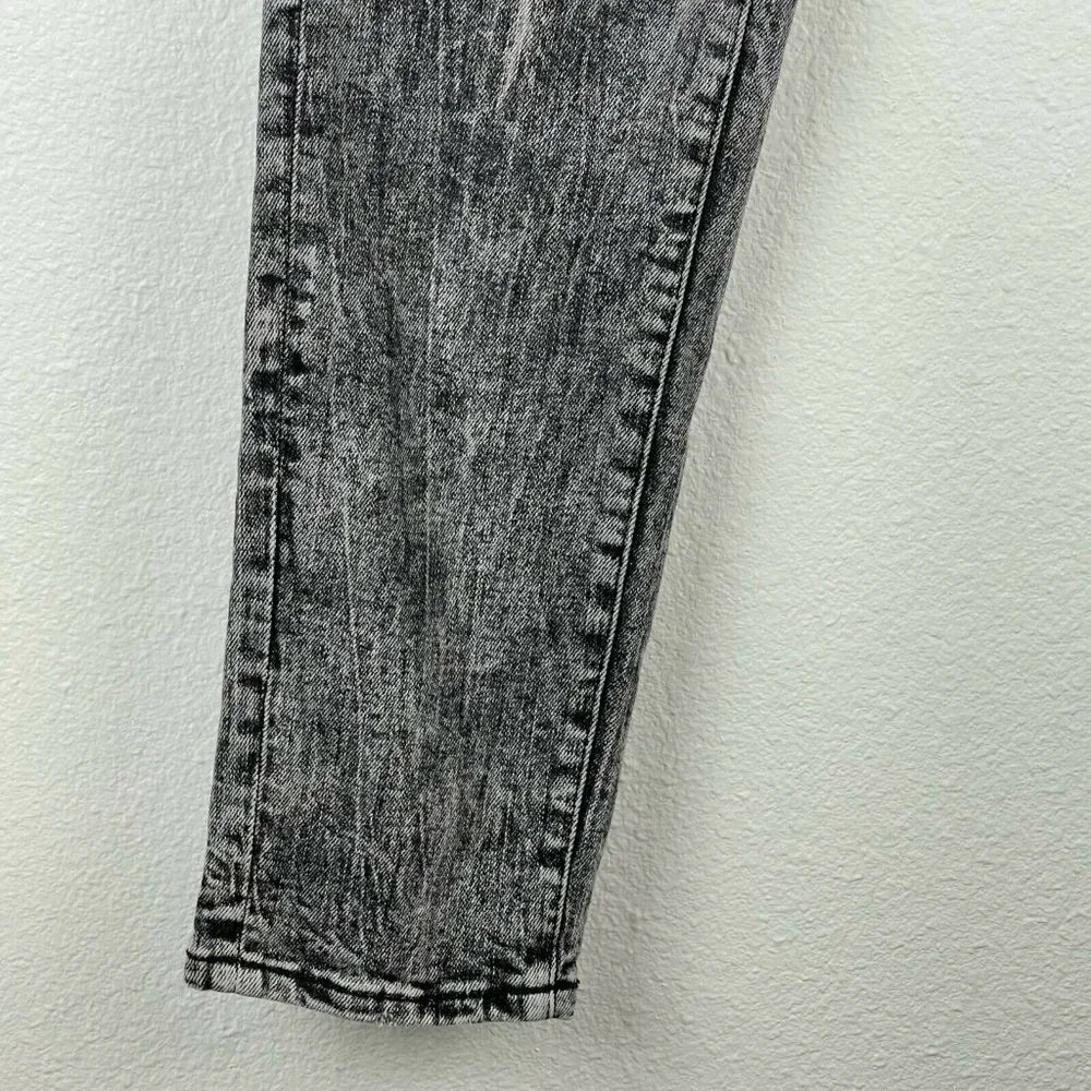 American Eagle Next Level Flex Jeans Mens 26 x 28 Distressed Acid Washed Black - Picture 5 of 10